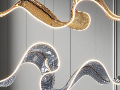 现代艺术异形吊灯